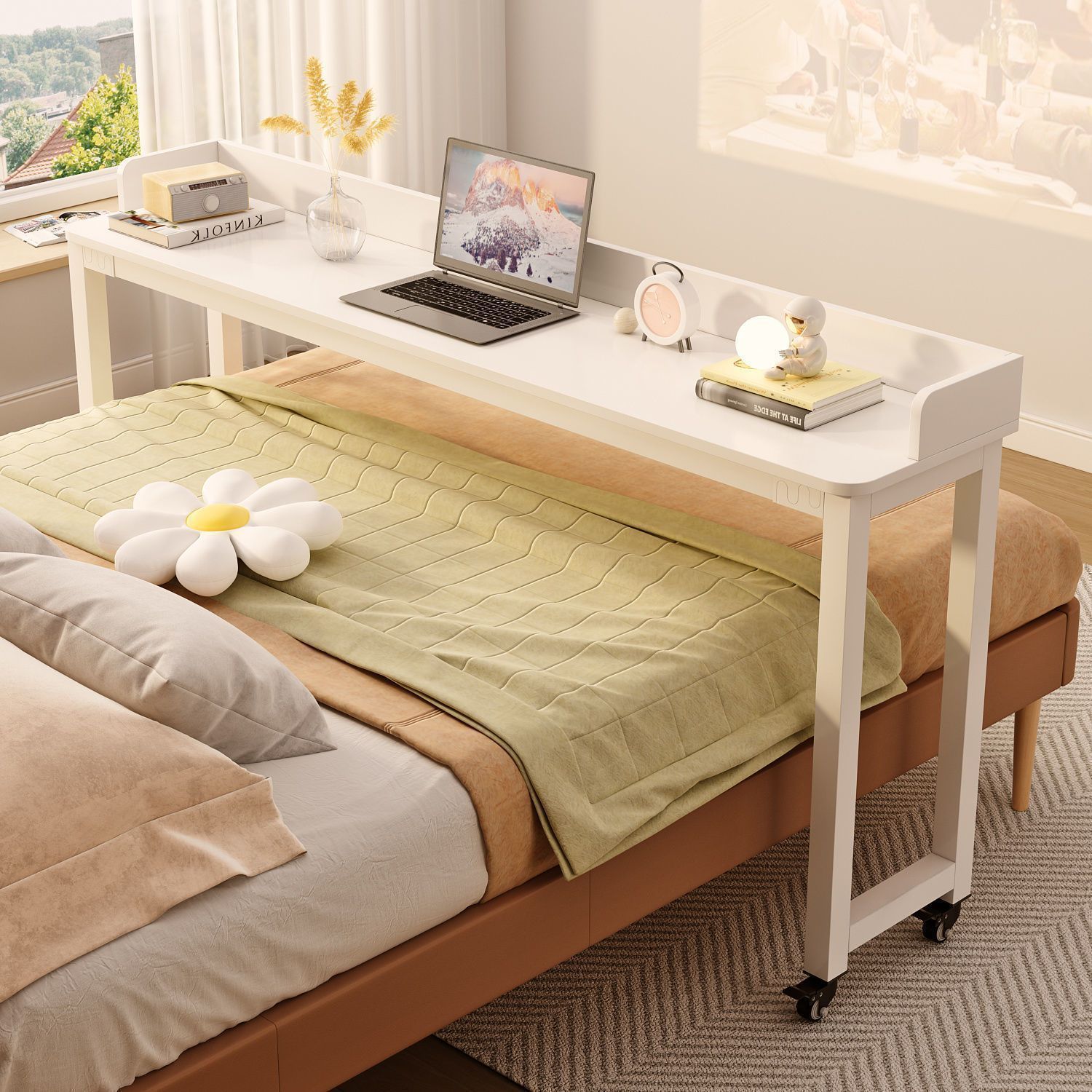 Office Furniture Removal - Adjustable Cross Bed Desk Dormitory Removable