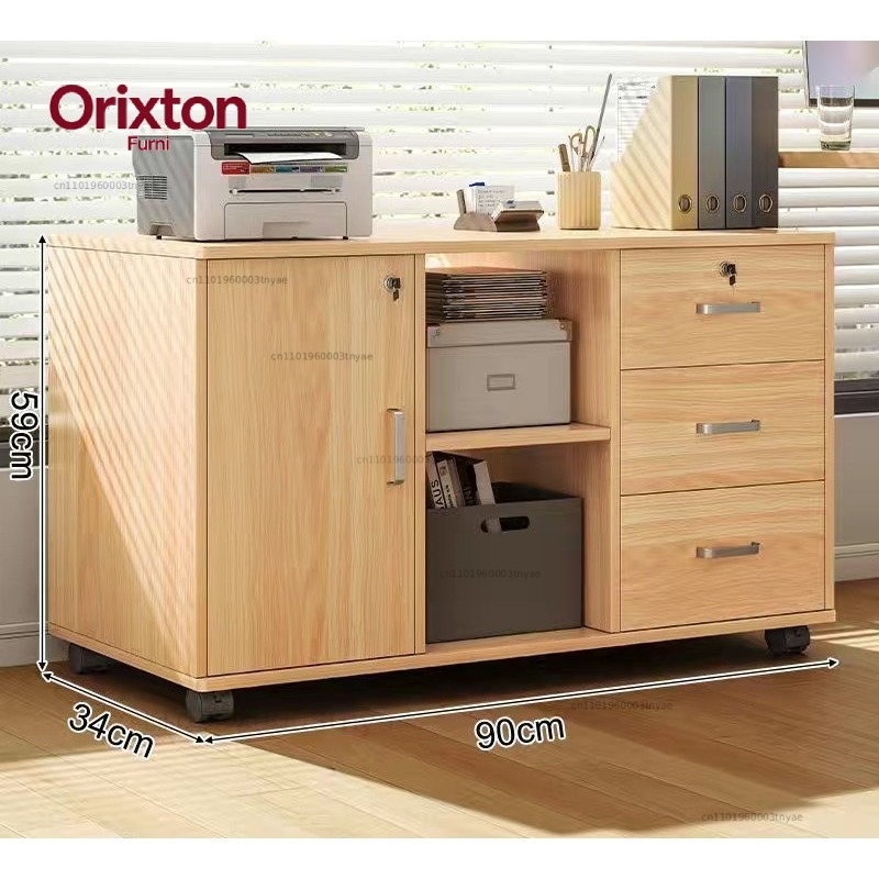 Office Furniture Removal - File cabinet removable with lock modern
