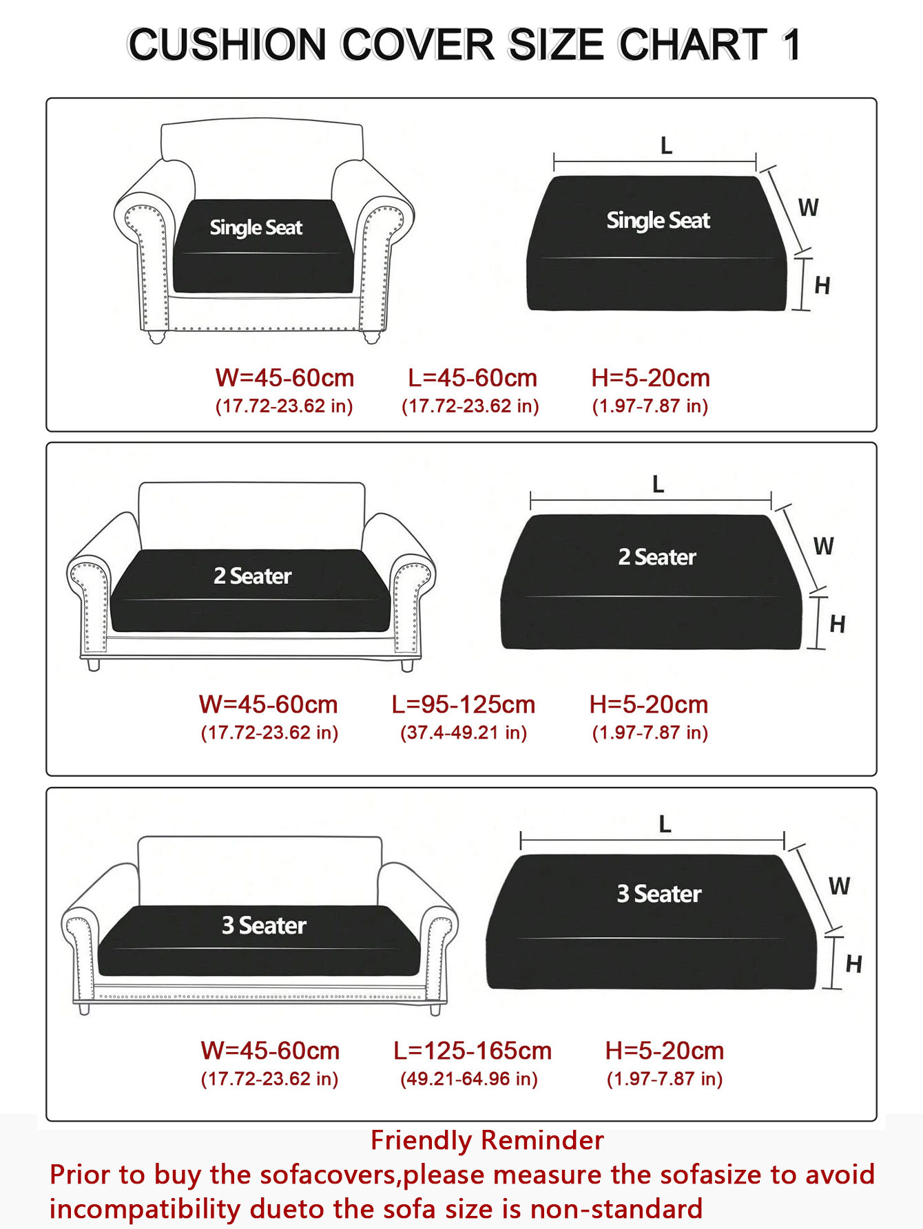 1pc Waterproof Sofa Cushion Co - Office Furniture Removal review and price