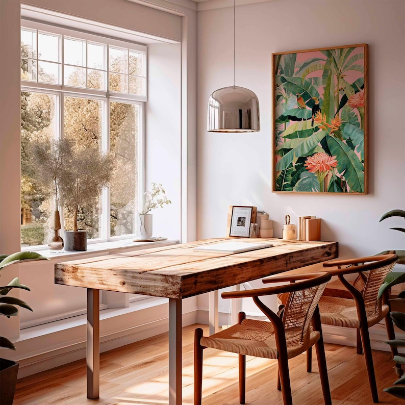 1pc Retro Tropical Canvas Post - Office Furniture Loft review and price