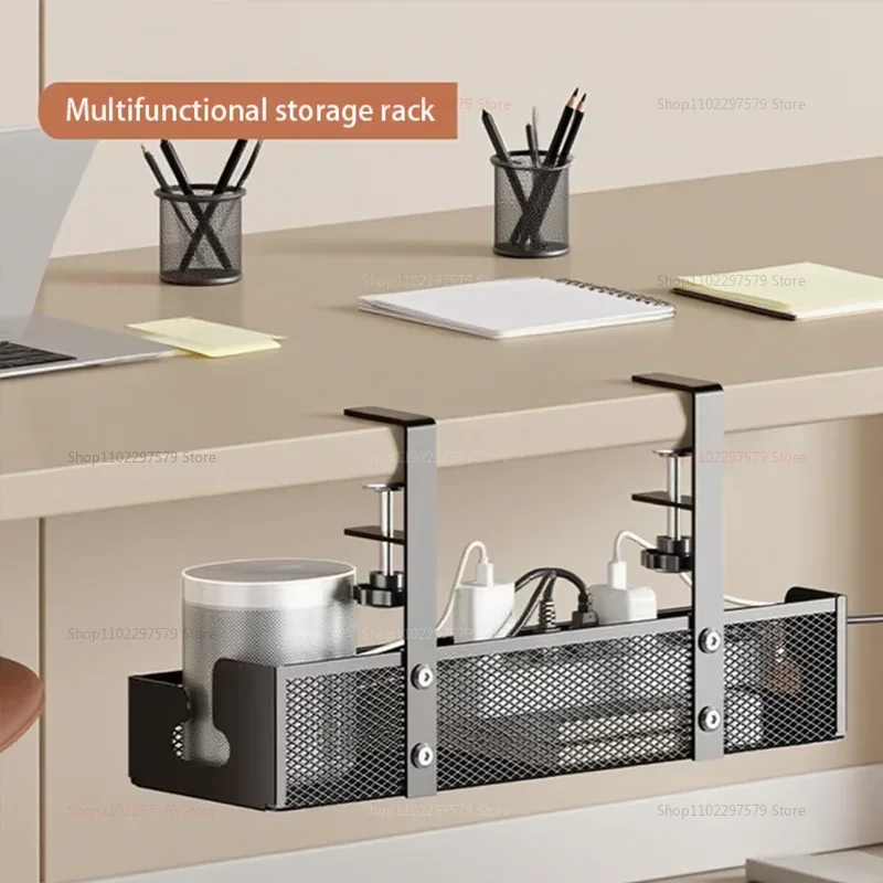 No-Drill Under-Desk Cable Orga - Cable Tray Under Desk review and price