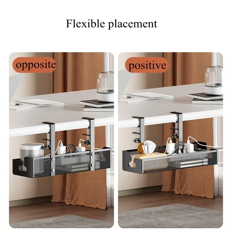 No-Drill Under-Desk Cable Orga - Cable Tray Under Desk review and price