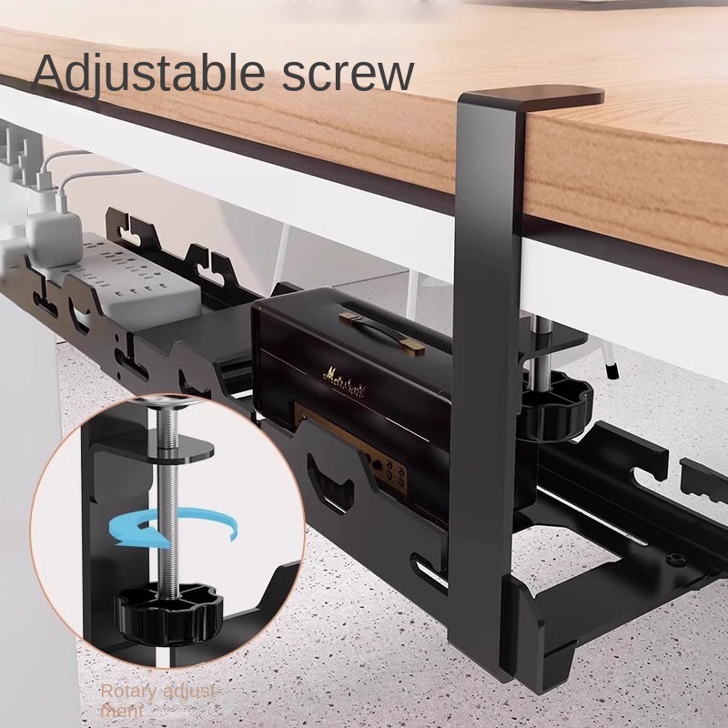 Telescopic Under Table Storage - Cable Tray Under Desk review and price