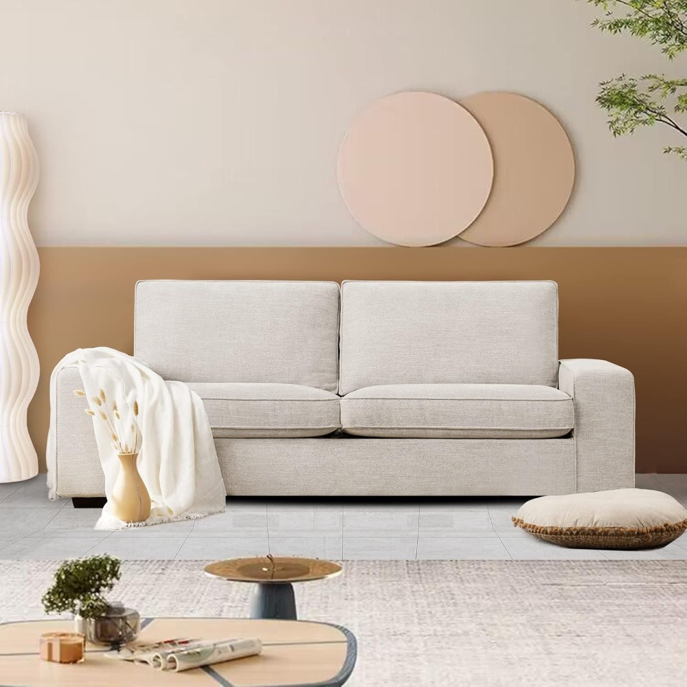 88 Inch Modern Sofa, Chenille  - Office Furniture Removal review and price