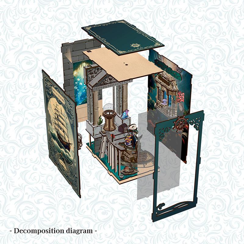 3D Wooden DIY Bookend Puzzle H - Office Furniture Loft review and price