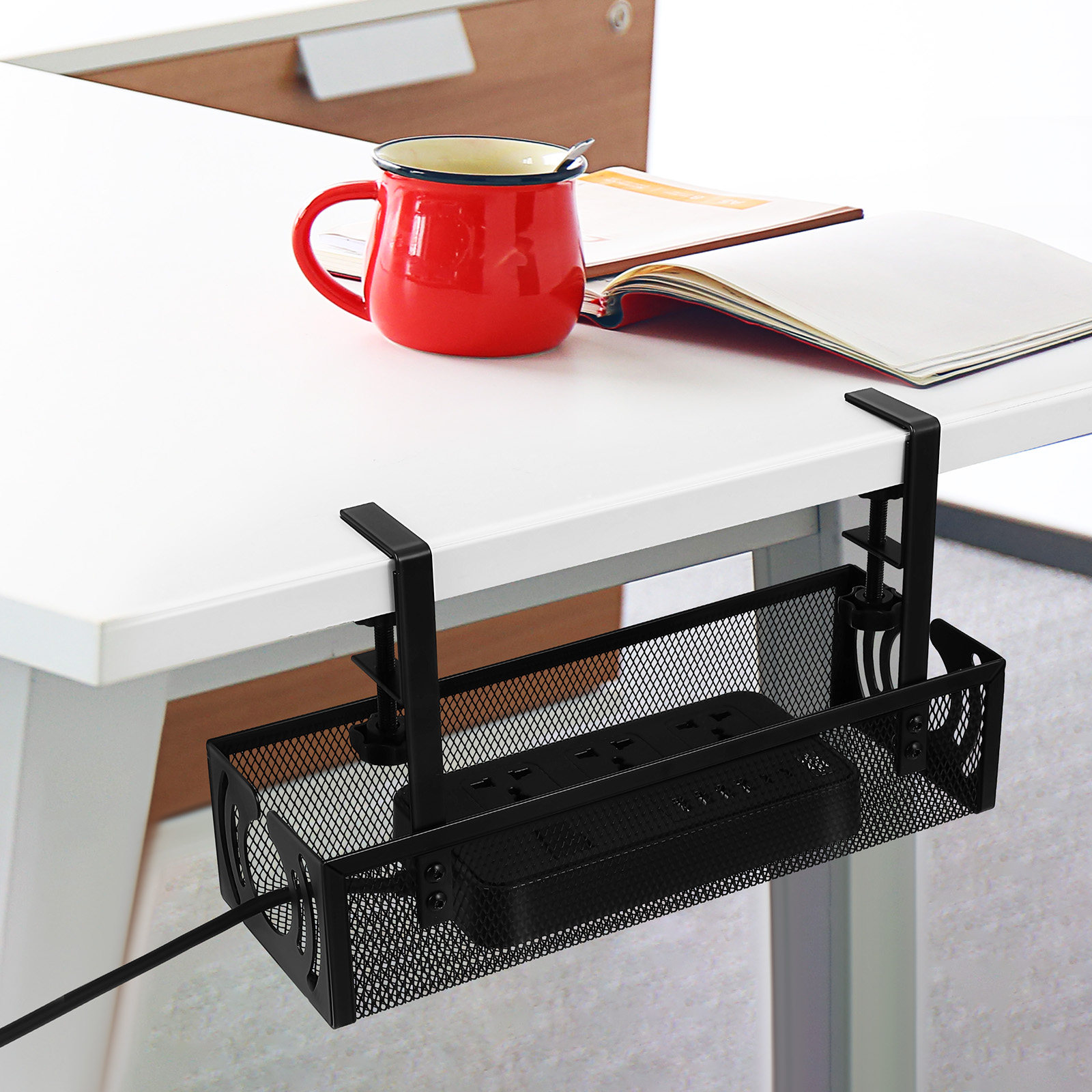 1Set Under Desk Cable Manageme - Cable Tray Under Desk review and price