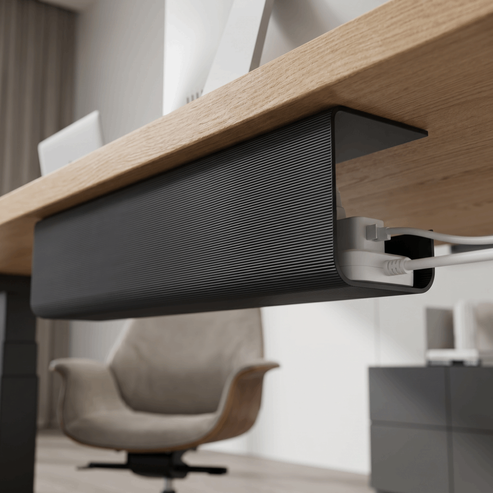 PVC Under Desk Cable Managemen - Cable Tray Under Desk review and price