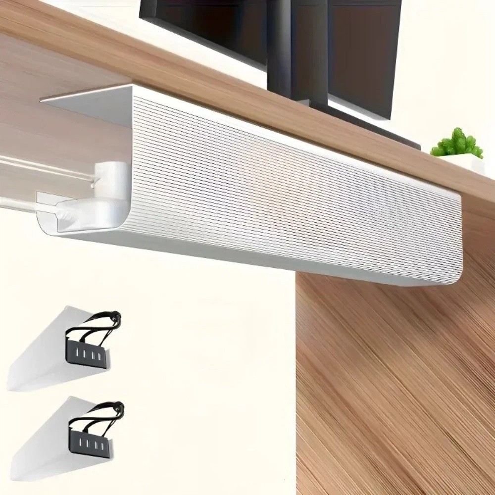 PVC Under Desk Cable Managemen - Cable Tray Under Desk review and price