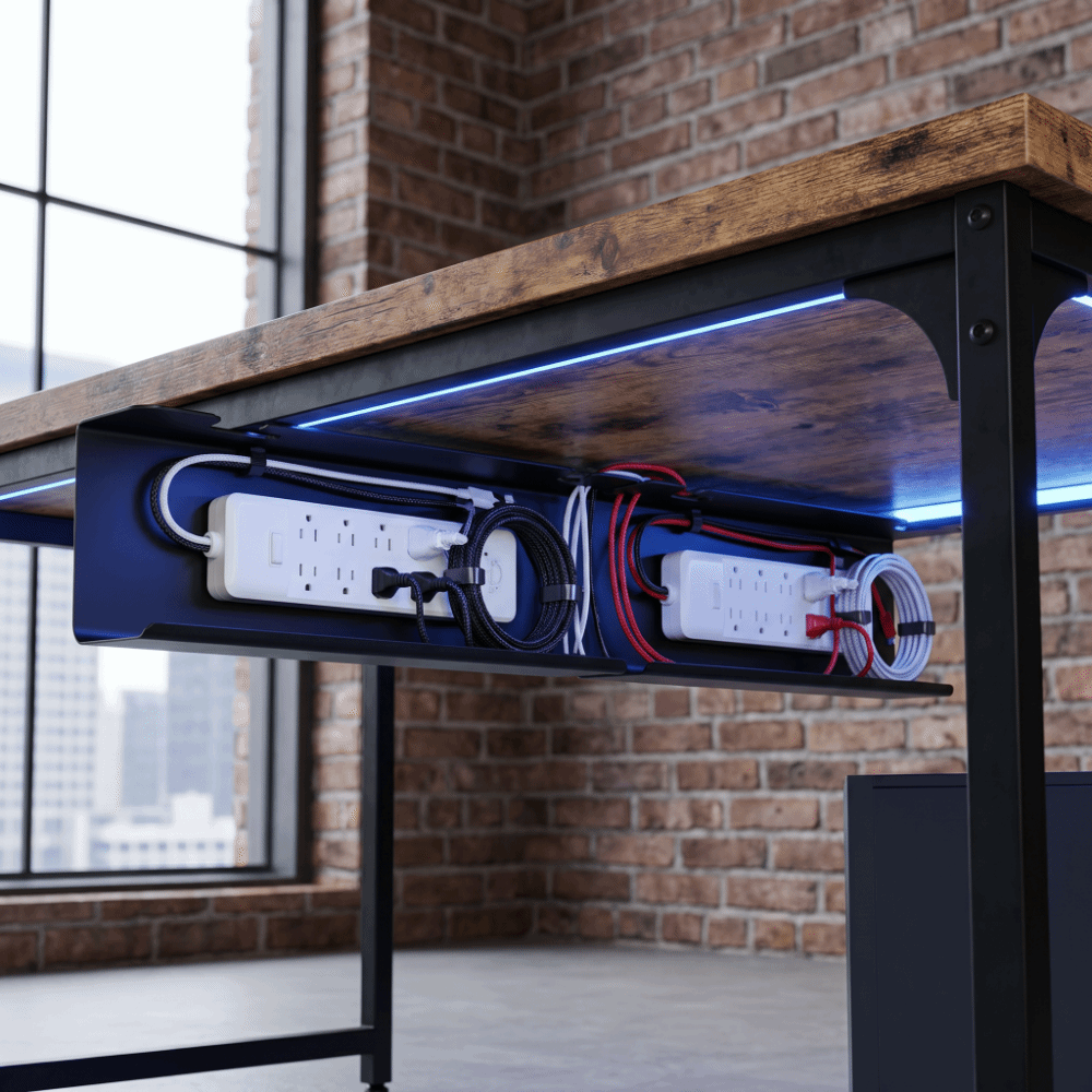 PVC Under Desk Cable Managemen - Cable Tray Under Desk review and price